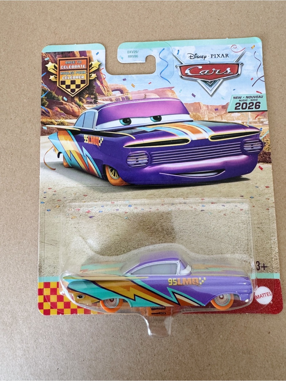 Disney Pixar Cars Race to Celebrate Ramone Diecast Car New In Package Mattel Toy